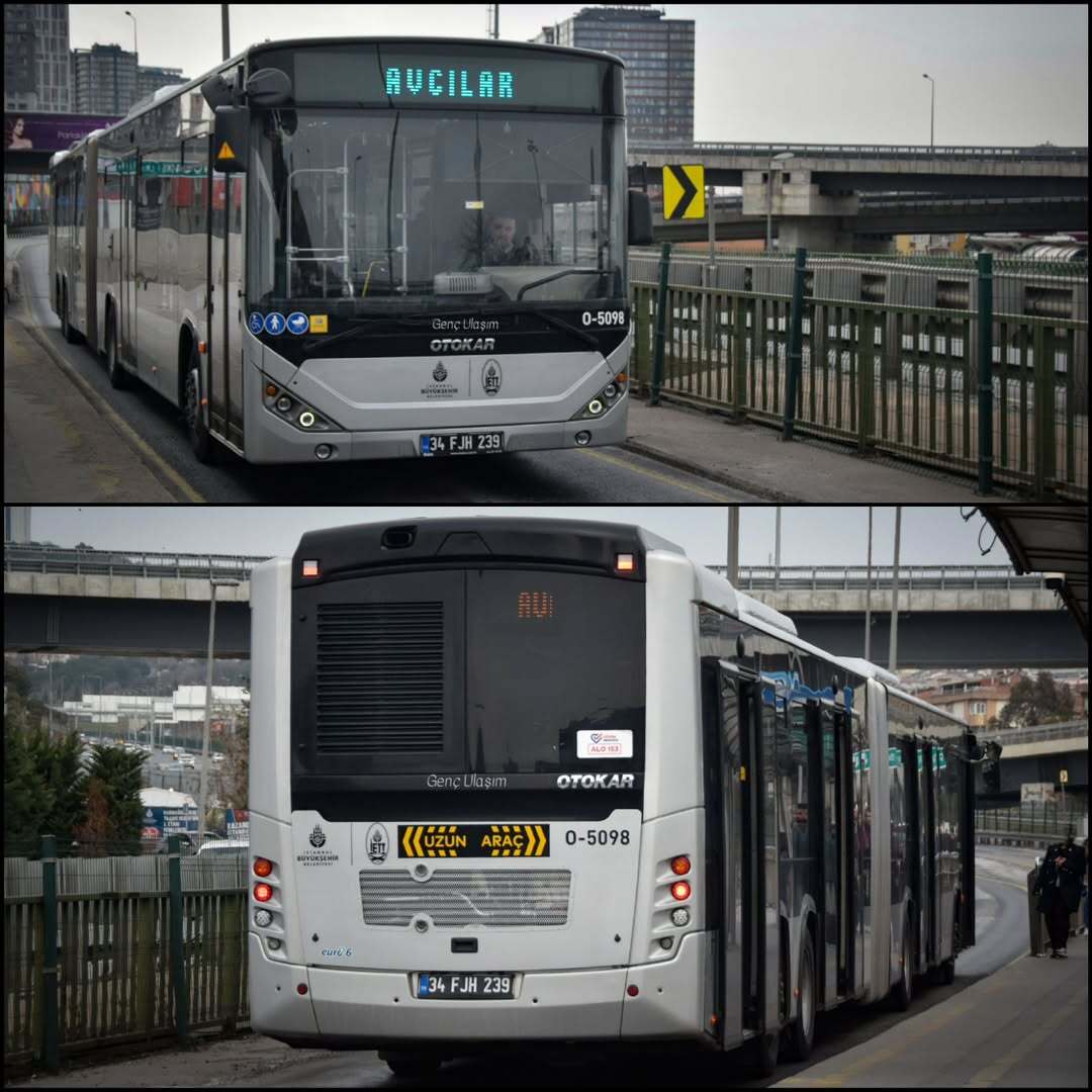 Kent XL'da hoş detay.Herkese merhaba. Metrobüs güzergahının genç üyelerinden Otokar Kent XL, ül.jpg