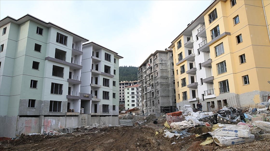 Hatay Belen'de deprem konutlarının inşasının yüzde 65'i tamamlandı